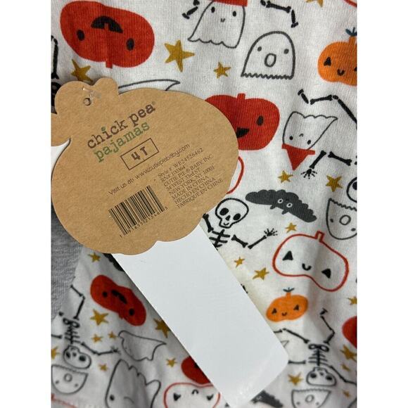 Chick Pea 4 Pieces Halloween Pajamas Set 4T NWT - Picture 14 of 14
